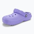 Vaikiškos šlepetės Crocs Classic Lined digital violet 8