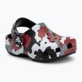 Vaikiškos šlepetės Crocs Classic Camo Clog Toddler black/red 2