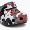 Vaikiškos šlepetės Crocs Classic Camo Clog Toddler black/red 8