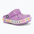 Vaikiškos šlepetės Crocs Bayaband Charm Band Clog Toddler orchid 2