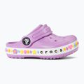 Vaikiškos šlepetės Crocs Bayaband Charm Band Clog Toddler orchid 3