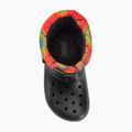 Vaikiški sniego batai Crocs Classic Lined Spray Dye Boot Kids black/multi 5