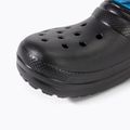 Vaikiški sniego batai Crocs Classic Lined Spray Dye Boot Kids black/multi 7