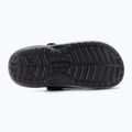 Crocs Classic Glitter Lined Clog juodos/ sidabrinės spalvos šlepetės 6