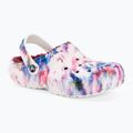 Moteriškos Crocs Classic Lined Tie Dye Clog bordeaux/multi šlepetės 2