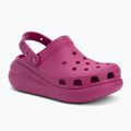 "Crocs Classic Crush Clog" fuksijų spalvos smagios šlepetės 2