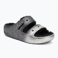 Šlepetės Crocs Classic Cozzzy Glitter Sandal black/silver