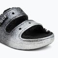 Šlepetės Crocs Classic Cozzzy Glitter Sandal black/silver 7