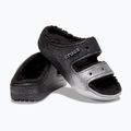 Šlepetės Crocs Classic Cozzzy Glitter Sandal black/silver 3