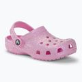 Vaikiškos šlepetės Crocs Classic Glitter Clog flamingo 2