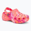 Moteriškos šlepetės Crocs Classic Platform Marbled guava/multi 2