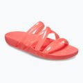 Moteriškos šlepetės Crocs Splash Glossy Strappy neon watermelon 8