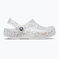 Vaikiškos šlepetės Crocs Classic Starry Glitter white 10