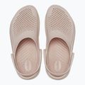 Moteriškos šlepetės per pirštą Crocs LiteRide 360 Clog pink clay/white 3