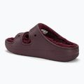 Šlepetės Crocs Classic Cozzzy dark cherry 3