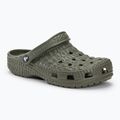 Crocs Classic Crocskin dusty olive šlepetės