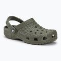 Crocs Classic Crocskin dusty olive šlepetės 2