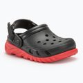 Vaikiškos šlepetės Crocs Duet Max II Clog Toddler black/varsity red 2