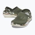 Šlepetės Crocs LiteRide 360 Marbled Clog army green/multi 10