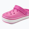 "Crocs Crocband Clean Off Court Clog taffy pink" vaikiškos šlepetės 8