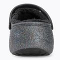 Moteriškos šlepetės Crocs Baya Platform Lined Glitter Clog black giltter 7