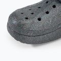 Moteriškos šlepetės Crocs Baya Platform Lined Glitter Clog black giltter 8