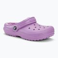 Vaikiškos šlepetės Crocs Classic Lined orchid