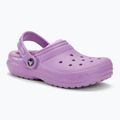 Vaikiškos šlepetės Crocs Classic Lined orchid 2