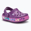Vaikiškos šlepetės Crocs Crocband Lights Clog Toddler amethyst 2
