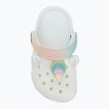 Vaikiškos šlepetės Crocs Classic IAM Rainbow Unicorn CgT chalk 6