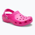 Vaikiškos šlepetės Crocs Classic Neon Highlighter Clog pink crush 9