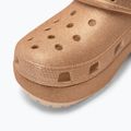 Moteriškos šlepetės Crocs Classic Platform Glitter shitake 8