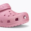 Vaikiškos šlepetės Crocs Classic Glitter Clog Toddler pink tweed glitter 8