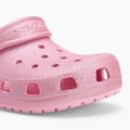 Vaikiškos šlepetės Crocs Classic Glitter Clog Kids pink tweed glitter 8