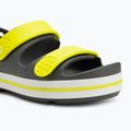 Vaikiški sandalai  Crocs Crocband Cruiser Kids slate grey/acidity 7