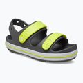 "Crocs Crocband Cruiser Toddler" sandalai skalūnų pilka/rūgštinė