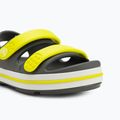 Vaikiški sandalai Crocs Crocband Cruiser Toddler slate grey/acidity 7