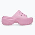 Moteriškos šlepetės Crocs Stomp Slide pink tweed 9