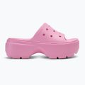 Moteriškos šlepetės Crocs Stomp Slide pink tweed 2