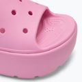 Moteriškos šlepetės Crocs Stomp Slide pink tweed 7