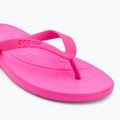 Šlepetės per pirštą Crocs Flip pink crush 7