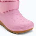 Vaikiški sniego batai Crocs Classic Neo Puff pink tweed/gum 7