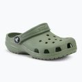 Vaikiškos šlepetės Crocs Classic Clog Kids moss