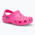 Vaikiškos šlepetės Crocs Classic Clog Kids pink crush 2