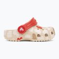Vaikiškos šlepetės Crocs Classic Heart Print Clog sandstone 3