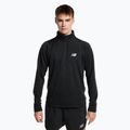 Vyriški treniruočių marškinėliai New Balance Top NB Heat Grid Half Zip black MT23252BK
