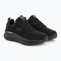 SKECHERS vyriški D'Lux Walker Get Oasis black/teal batai 4
