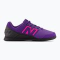 Vaikiški futbolo bateliai New Balance Audazo V6 Command IN violetiniai 11