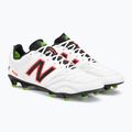 Vyriški futbolo bateliai New Balance 442 V2 Pro FG balti ir juodi MS41FWD2.D.095 4