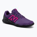 Vyriški futbolo bateliai New Balance Audazo V6 Command IN violetiniai ir juodi SA2IPH6.D.075